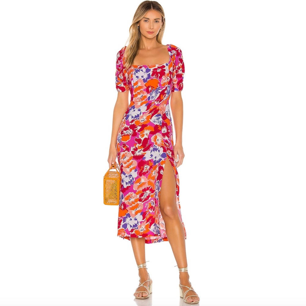 L*Space midi floral dress